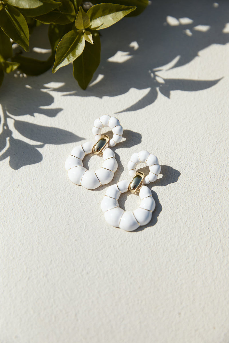 18k Gold Plated Sandy Shores Earrings Gold