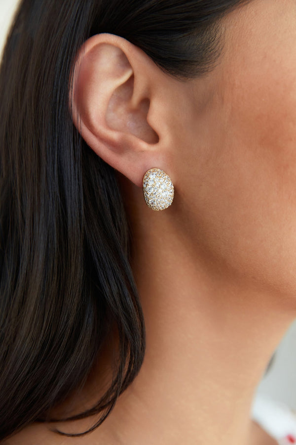 Shimmer Secret Earrings Gold