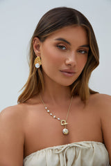 18K Gold Plated Most Divine Necklace Gold