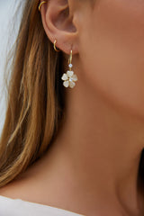 18k Gold Plated Floral Feels Earrings Gold