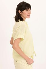 Teagan Gauze Tie-Up Top