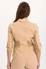 Wexel Poplin/Stretch Fitted Cargo Jacket