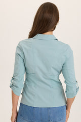 Wexel Poplin/Stretch Fitted Cargo Jacket