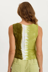 Bano Jersey Ruched Panel Tank