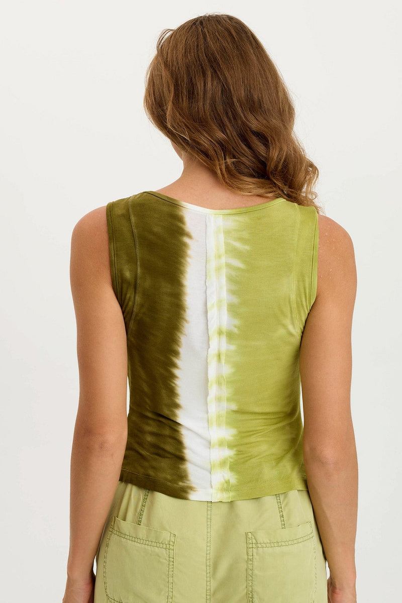Bano Jersey Ruched Panel Tank