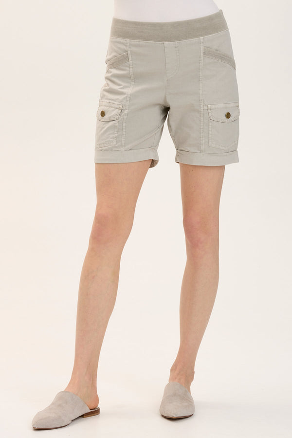 Clarissa Stretch Poplin Cargo Short