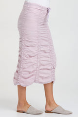Double Shirred Panel Skirt