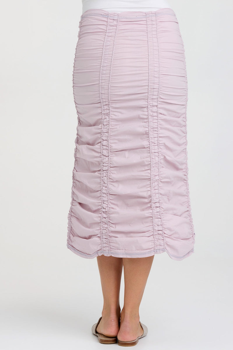 Double Shirred Panel Skirt
