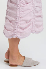 Double Shirred Panel Skirt