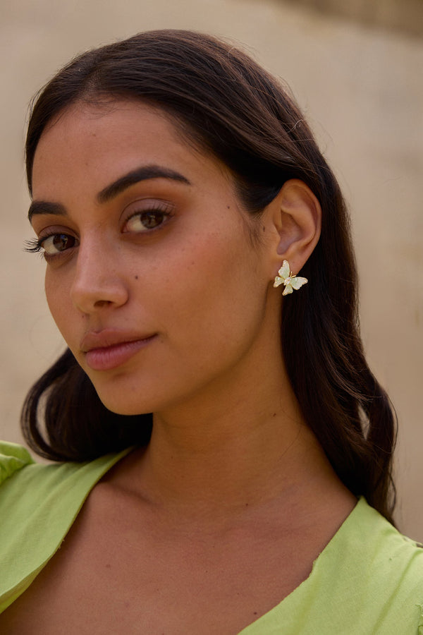 18k Gold Plated Whimsy Earrings Gold