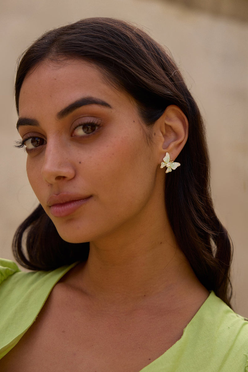 18k Gold Plated Whimsy Earrings Gold