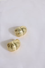 18K Gold Plated Spotlight Earrings Gold