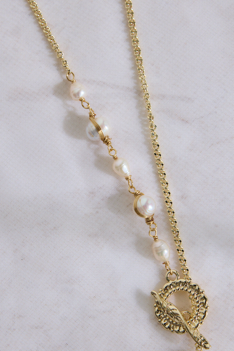 18K Gold Plated Most Divine Necklace Gold
