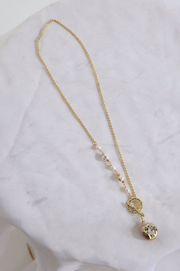 18K Gold Plated Most Divine Necklace Gold