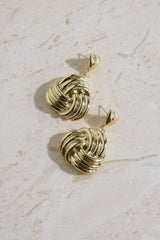 18k Gold Plated Island Hopping Earrings Gold