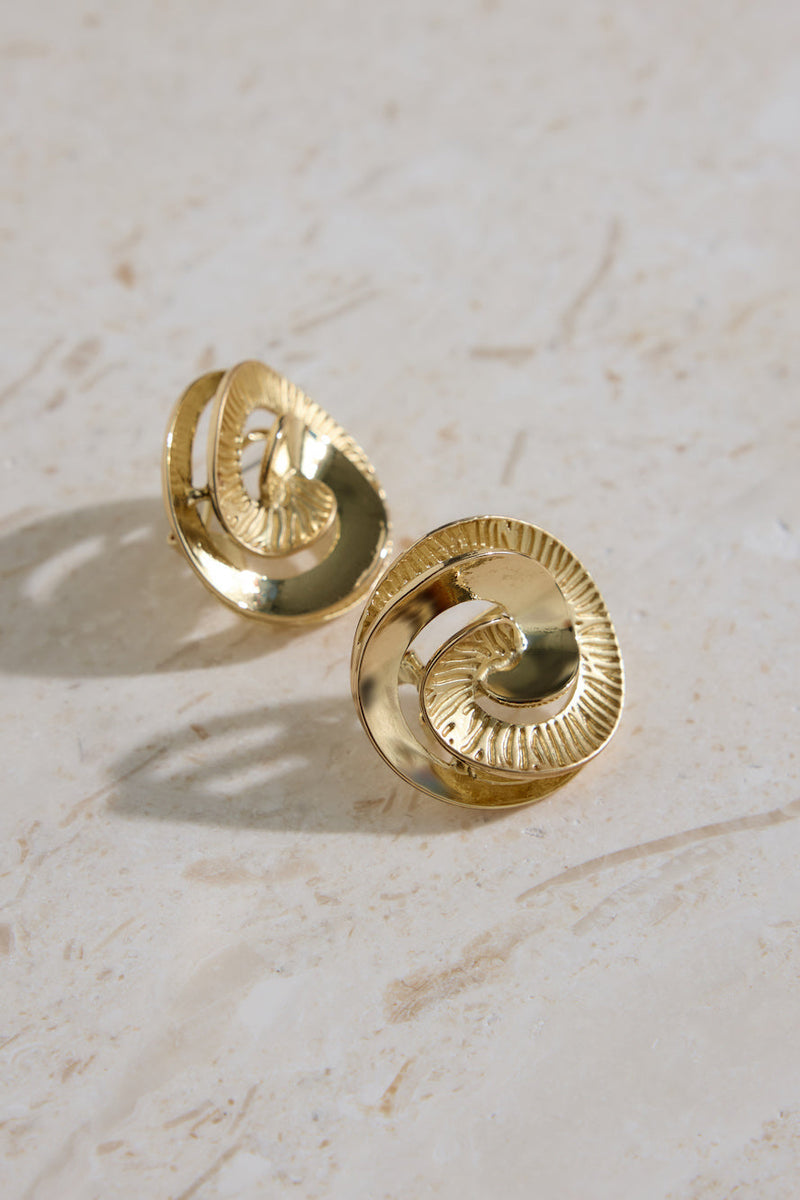 18K Gold Plated Fira Earrings Gold