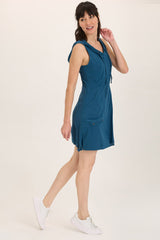 Sumi Active Whisper Stretch Hooded Cargo Mini Dress