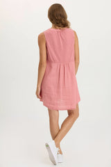 Catava Linen/Jersey Tank Dress