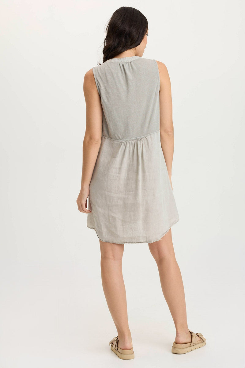 Catava Linen/Jersey Tank Dress