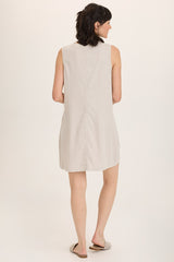 Ashmon Twill A-Line Mini Shift Dress