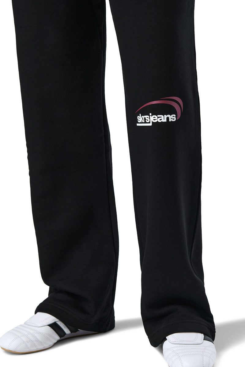 Staten Logo Wide Leg Sweatpants