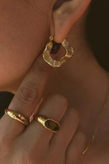 Lyra Hoop Earrings