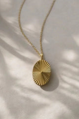 Oval Burst Necklace