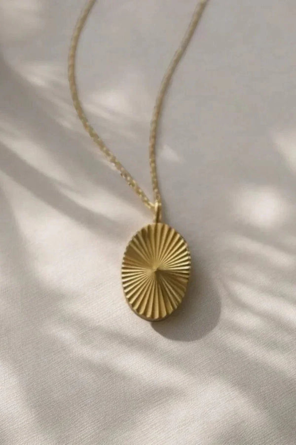Oval Burst Necklace