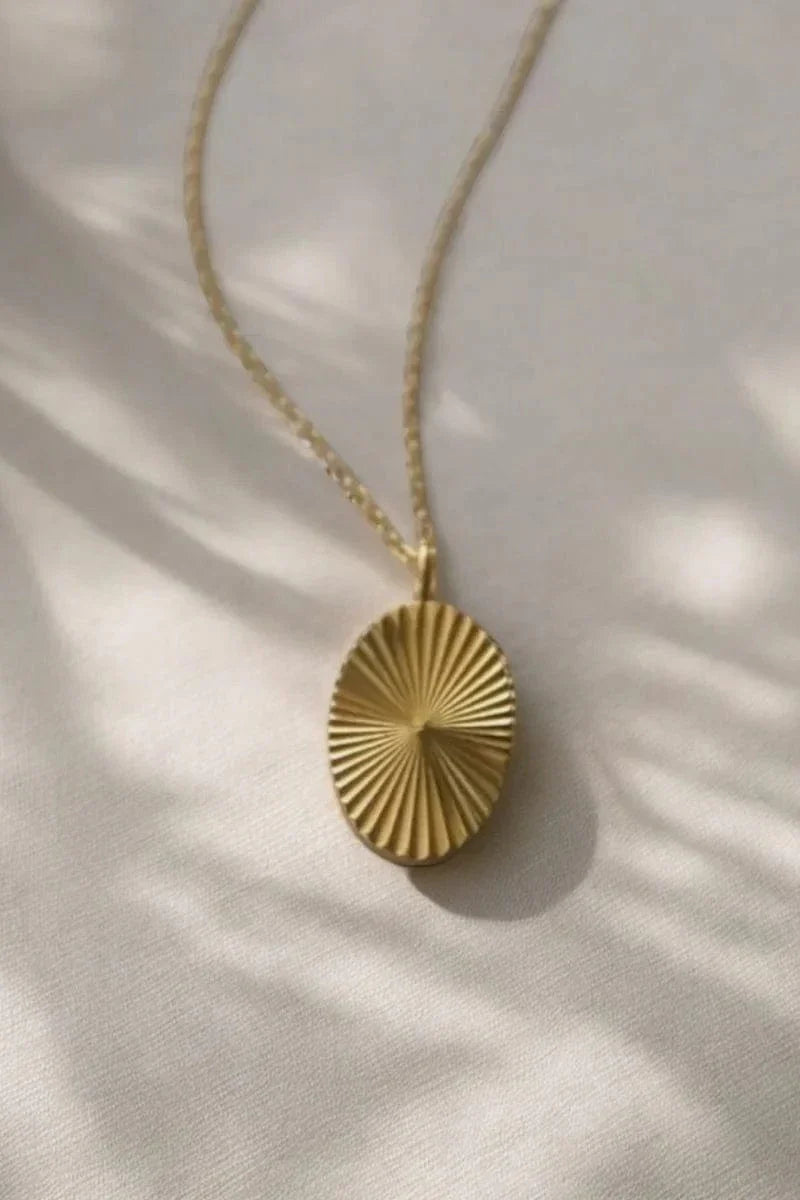 Oval Burst Necklace