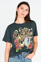 Willie Nelson Rose Frame Boyfriend Tee