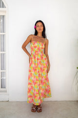 FORTUNATE ONE In Bloom Maxi Dress Floral