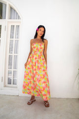 FORTUNATE ONE In Bloom Maxi Dress Floral