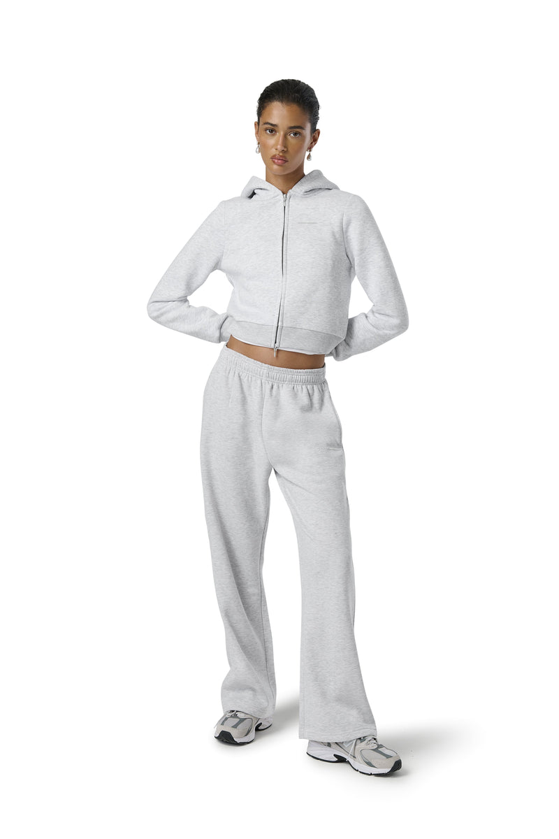 Fitted Zip up Hoodie in Passive