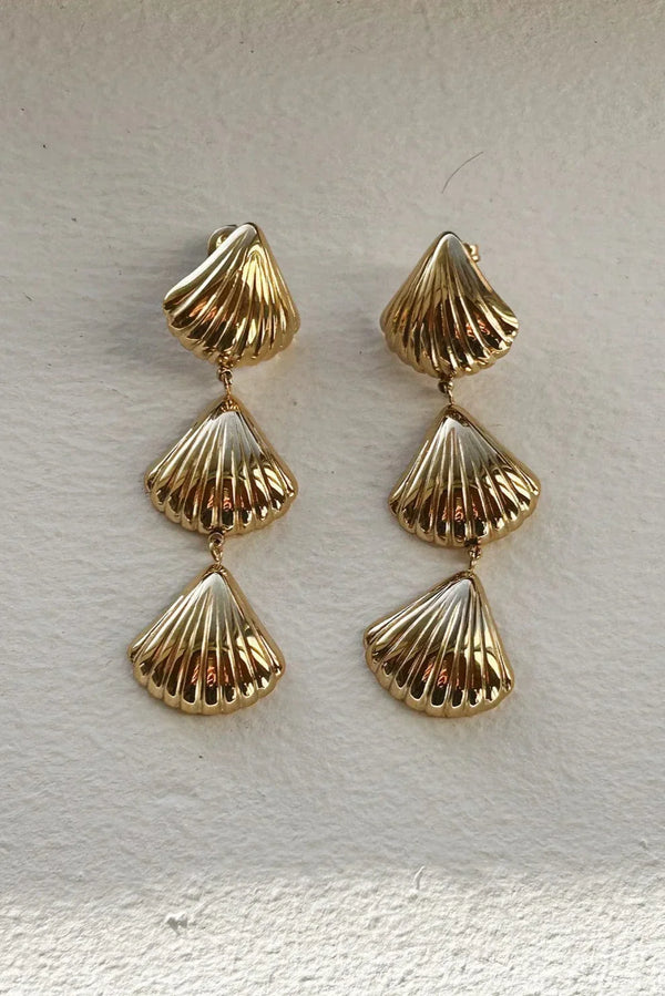 Sirena Shell Drop Earrings