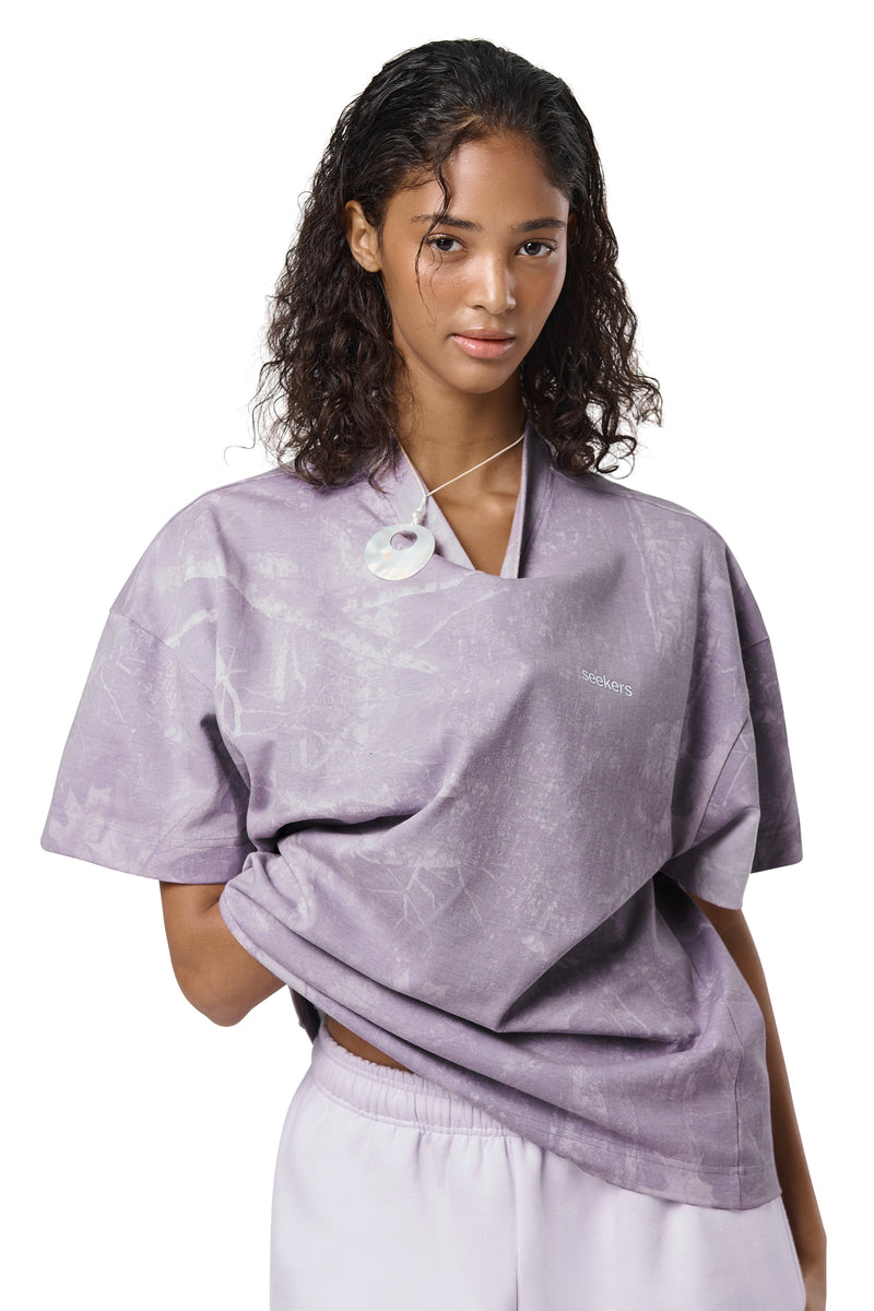 Ranch Oversized Tee in Lilac