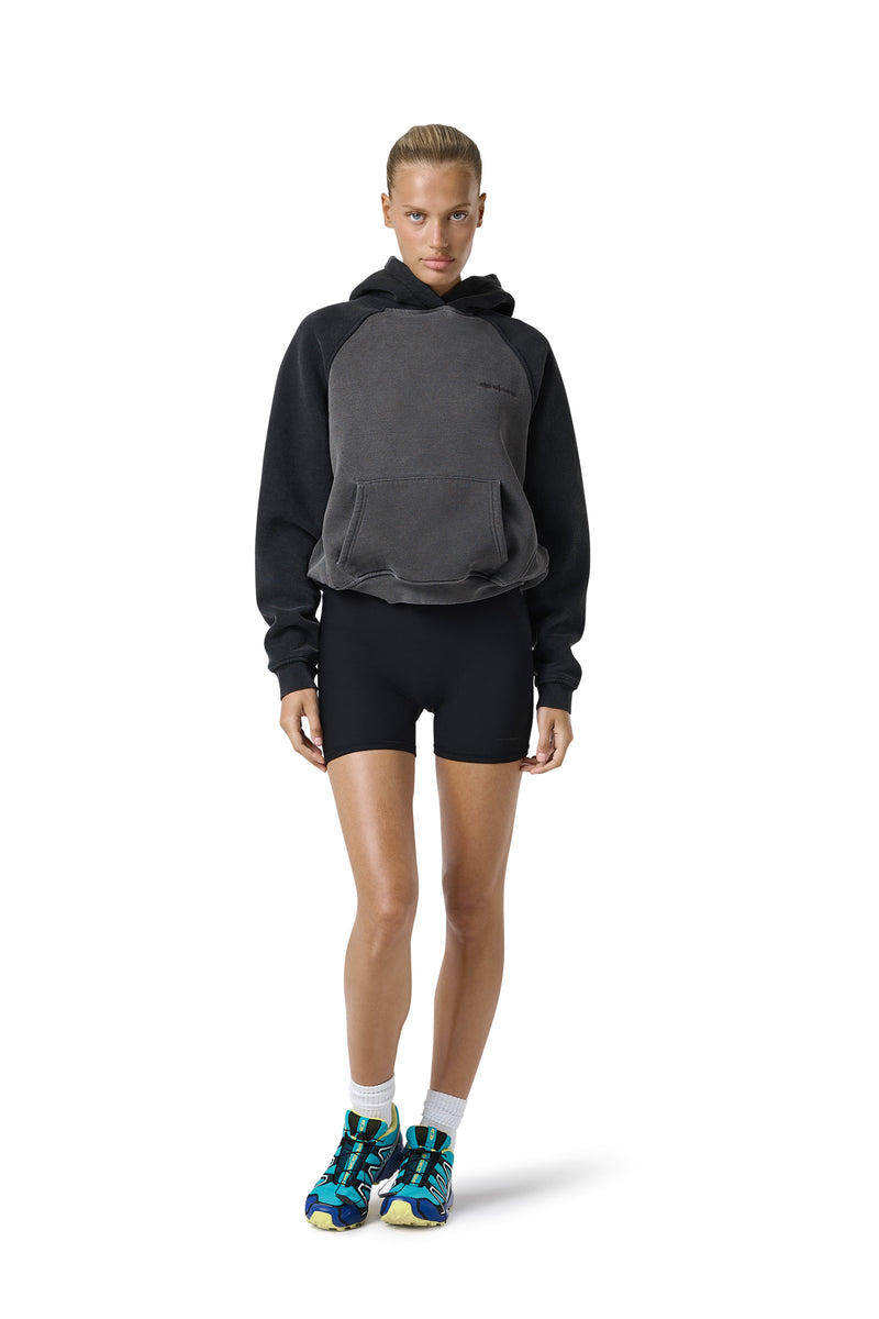 International Raglan Hoodie in Cinder Wash