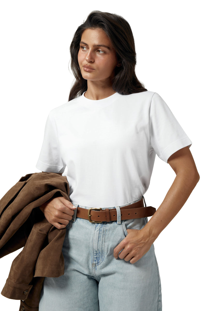 Trademark Shrunken Tee in White