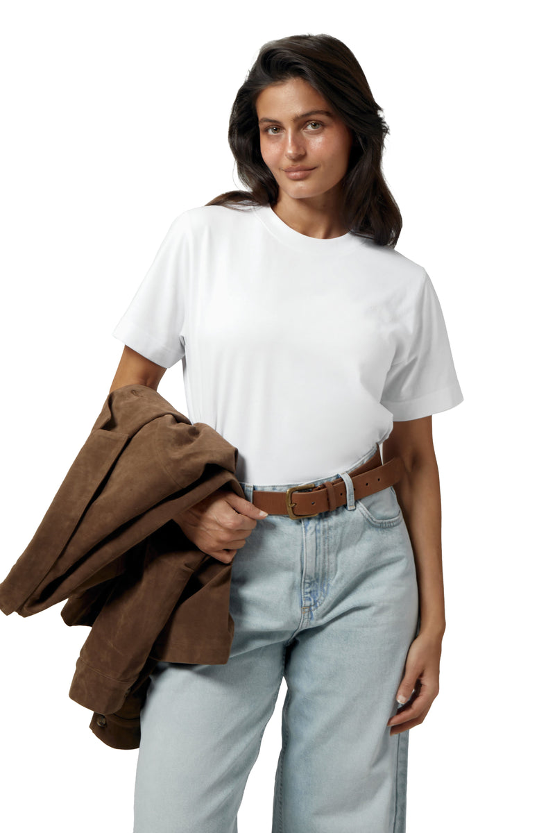 Trademark Shrunken Tee in White