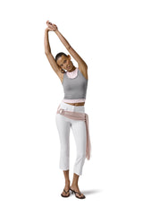 Huggie Layered Vest Top in Mid Grey