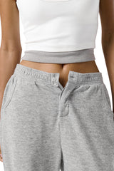 Slacks Soft Trouser in Light Grey