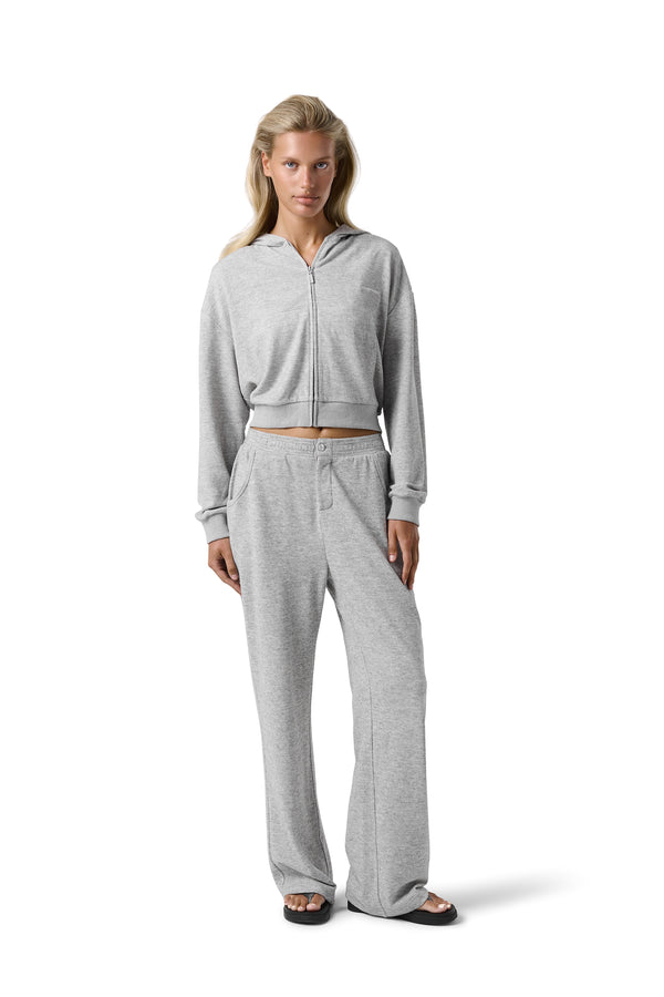 Slacks Soft Trouser in Light Grey
