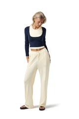 Slacks Soft Trouser in Butter Yellow