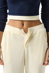 Slacks Soft Trouser in Butter Yellow