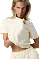 Trademark Shrunken Tee in Butter Yellow
