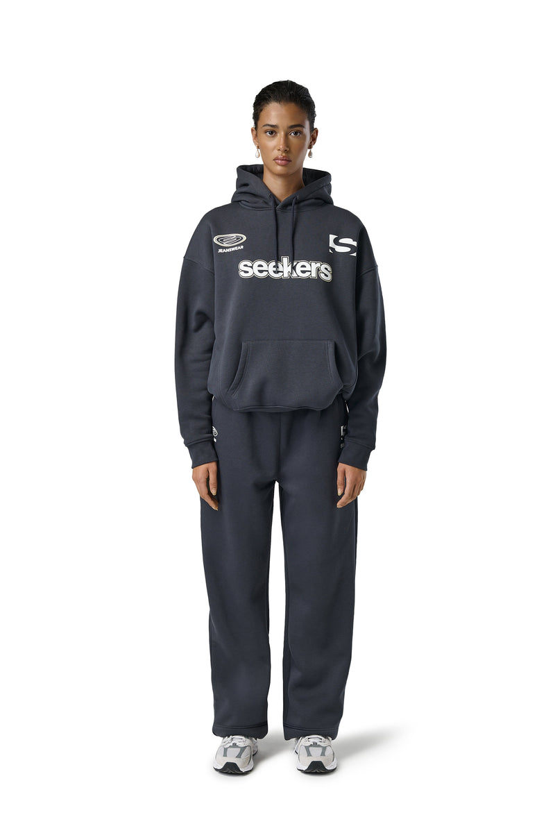 Seekers Motif Hoodie in Skipper