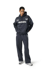 Seekers Motif Wide Leg Sweatpants in Skipper