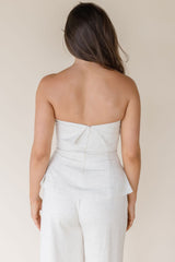 Morenci Linen Tube Top