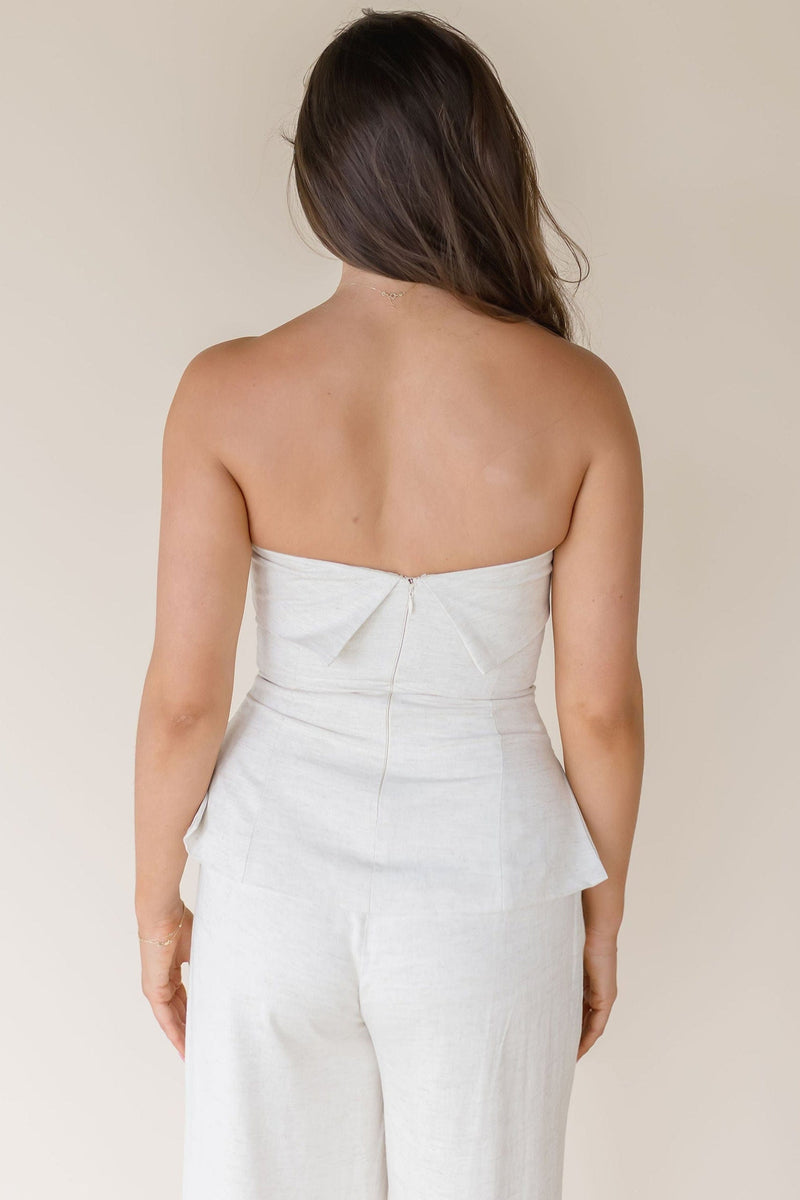 Morenci Linen Tube Top