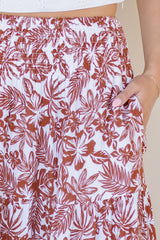 Roseanne Tropical Midi Skirt