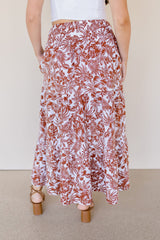 Roseanne Tropical Midi Skirt